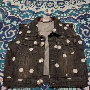 Kids jean vest